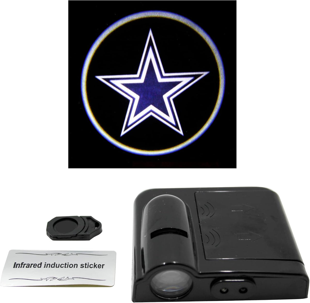 Dallas Cowboys LED Car Door Lights Logo Projector Puddle Light