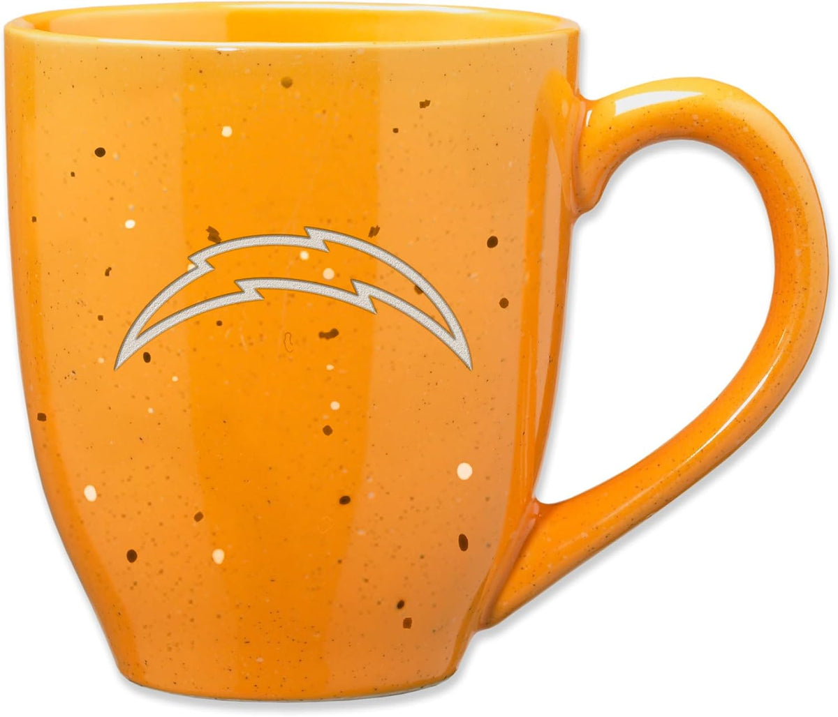 Rico Industries Football 16 oz Team Color Laser Engraved Speckled Ceramic Coffee Mug