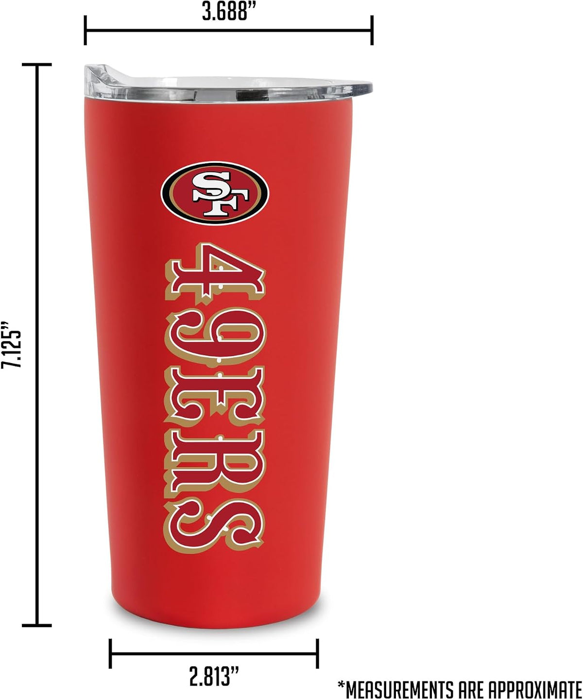 Rico Industries  Football Soft Touch, Easy Grip Tumbler