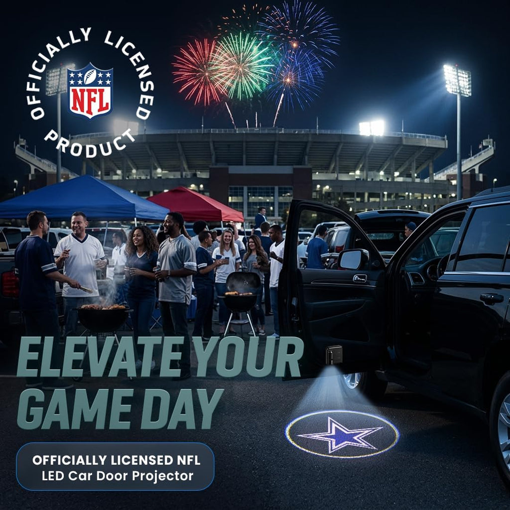 Dallas Cowboys LED Car Door Lights Logo Projector Puddle Light