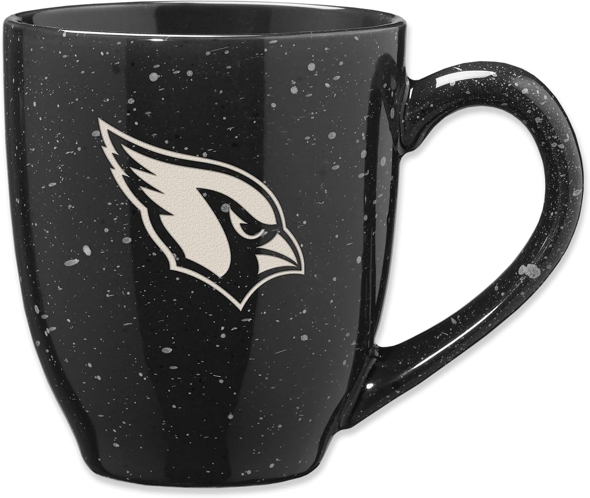 Rico Industries Football 16 oz Team Color Laser Engraved Speckled Ceramic Coffee Mug