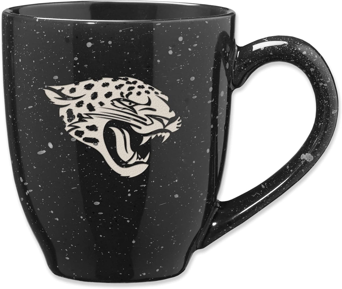 Rico Industries Football 16 oz Team Color Laser Engraved Speckled Ceramic Coffee Mug