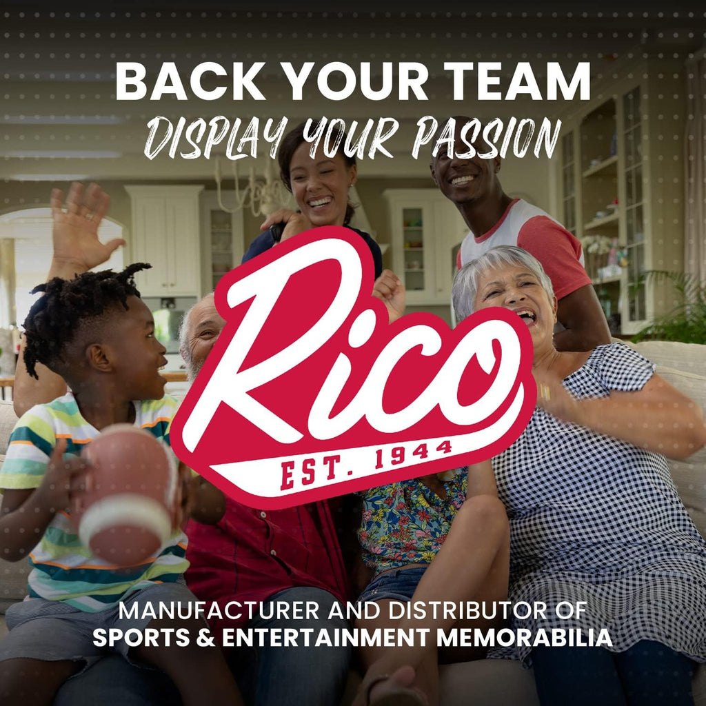 Rico Industries Football 16 oz Team Color Laser Engraved Speckled Ceramic Coffee Mug