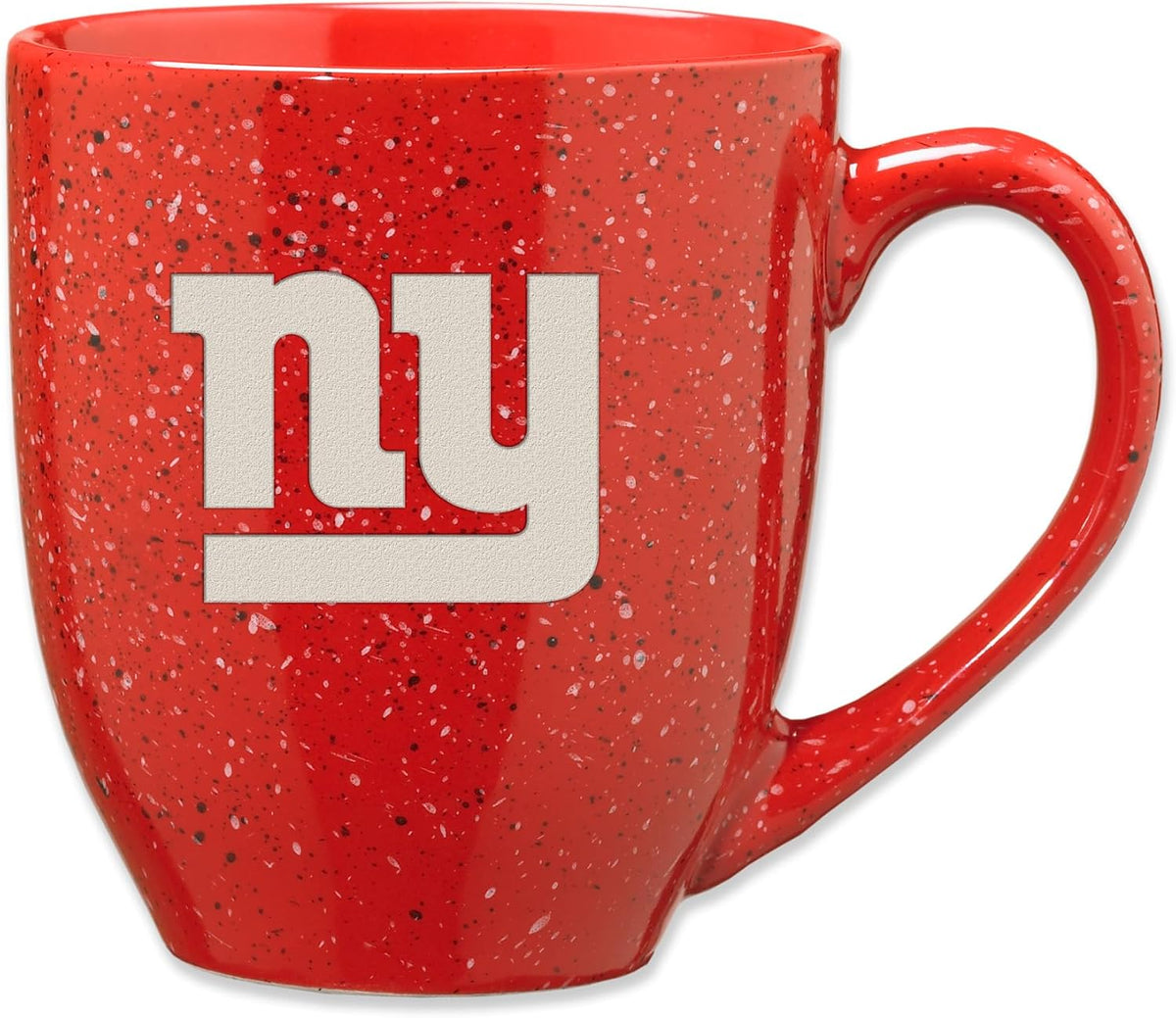 Rico Industries Football 16 oz Team Color Laser Engraved Speckled Ceramic Coffee Mug