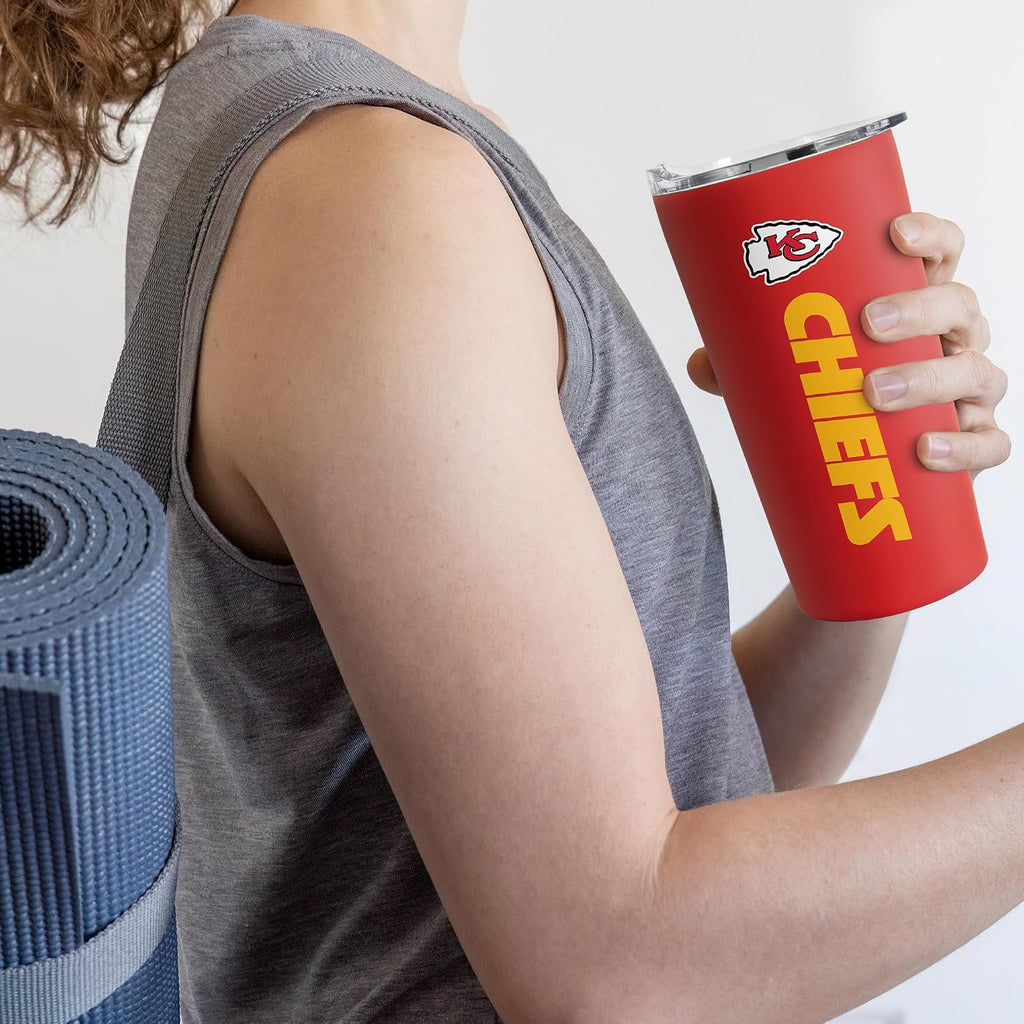 Rico Industries Football Soft Touch, Easy Grip Tumbler