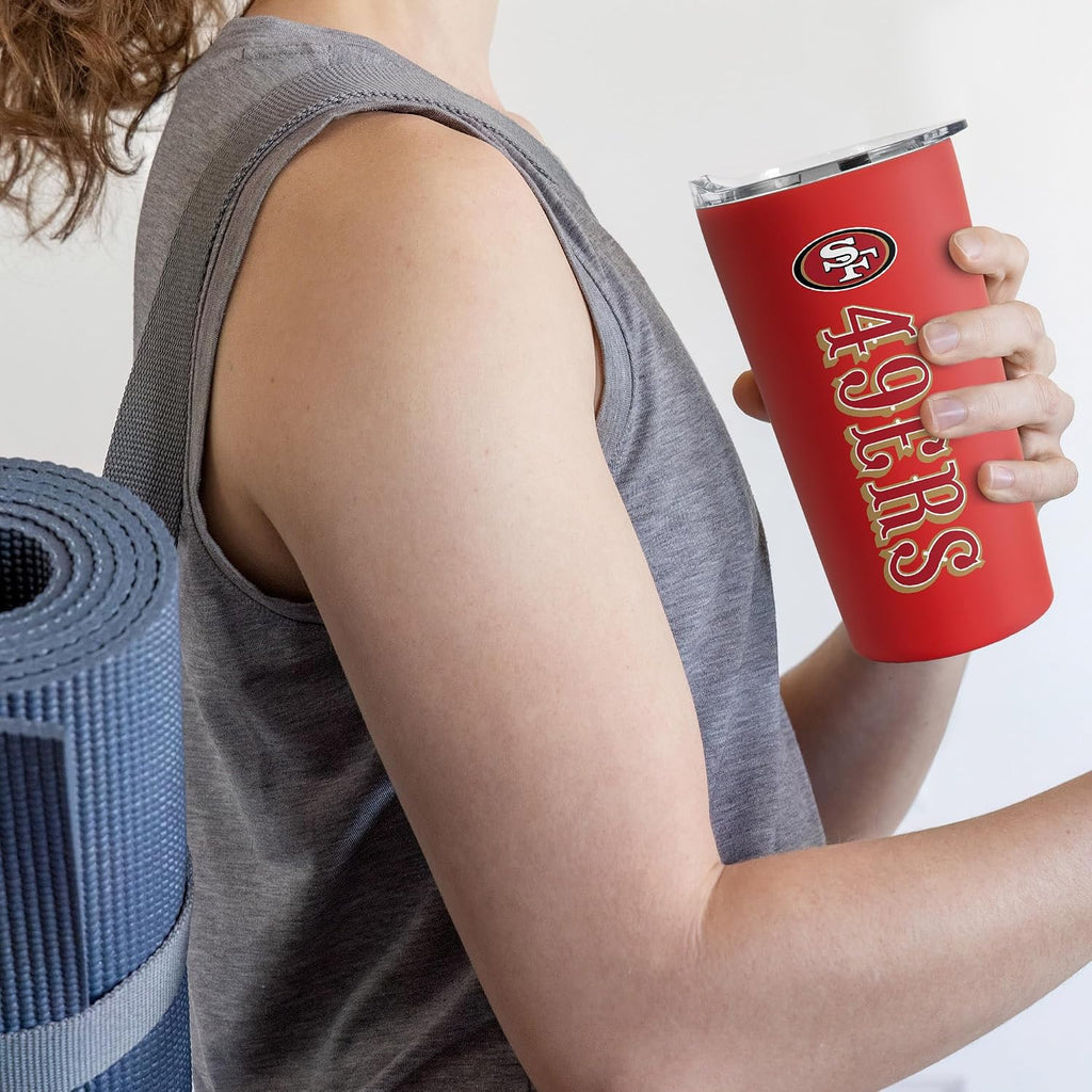 Rico Industries  Football Soft Touch, Easy Grip Tumbler